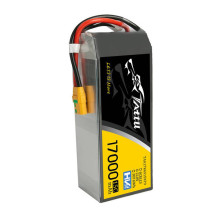 „Tattu“ 17000mAh 22,8 V 15C 6S1P lipo akumuliatorius su XT90-S (apsauginiu) kištuku