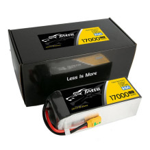„Tattu“ 17000mAh 22,8 V 15C 6S1P lipo akumuliatorius su XT90-S (apsauginiu) kištuku
