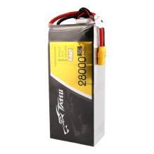 „Tattu NMC“ 28000mAh 22,2 V 5C 6S1P lipo akumuliatorių blokas su XT90-S kištuku