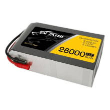 „Tattu“ 28000mAh 22,2 V 25C 6S1P lipo akumuliatorių blokas su AS150+XT150