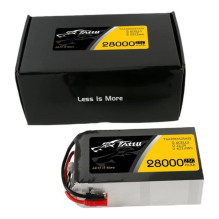 „Tattu“ 28000mAh 22,2 V 25C 6S1P lipo akumuliatorių blokas su AS150+XT150