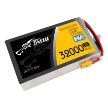 „Tattu“ 32000mAh 22,8 V 10C 6S1P lipo akumuliatorių paketas su XT90-S