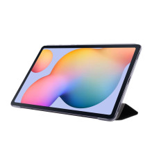 „Riff Texture“ su trijų dalių sulankstomu stovu planšetinio kompiuterio dėklas, skirtas „Huawei MediaPad T3 7.0“, juodas