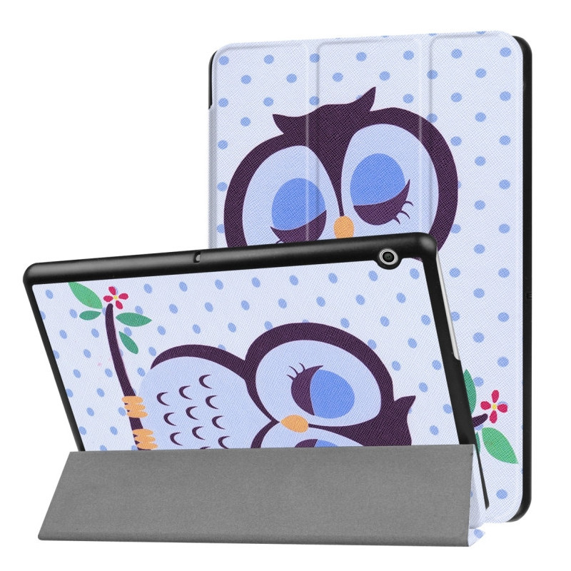 Riff Texture with Tri-fold Stand Tablet case for Huawei MediaPad M5 LITE / C5 10 OWL