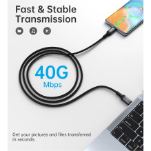 Choetech XCC-1040 USB-C to USB-C cable 240W 8K 60Hz 1.2m