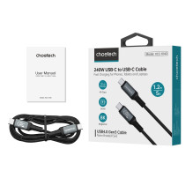 Choetech XCC-1040 USB-C to USB-C cable 240W 8K 60Hz 1.2m