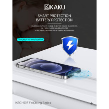iKaku KSC-507 Universal Type-C to Lightning Cable PD25W for Charging and Data Transfer 1m White