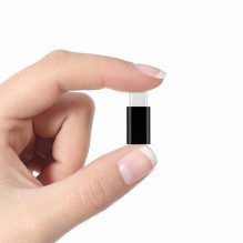 „Riff“ adapteris „Micro USB“ į „Type C“, juodas