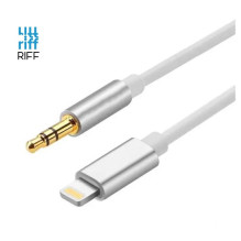 Riff KY-122 Audio Cable Lightning to Aux 3.5mm 1m White