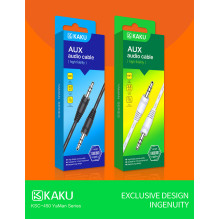 iKaku KSC-450 Aux Socket 3.5mm plug to 3.5mm plug Stereo Audio 1m Cable Black iKaku KSC-450 Aux Socket 3.5mm plug to 3.5mm plug Stereo Audio 1m Cable Black