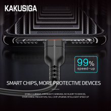 iKaku KSC-225 Lightning charging and data cable 1m Black iKaku KSC-225 Lightning charging and data cable 1m Black