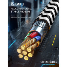 iKaku KSC-107 Soft wired Lightning charging cable 1m Black iKaku KSC-107 Soft wired Lightning charging cable 1m Black