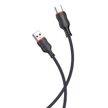 iKaku KSC-807 CHUANDA Fabric body Type-C Charging and data cable 1m Black iKaku KSC-807 CHUANDA Fabric body Type-C Charging and data cable 1m Black
