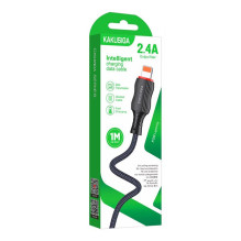 iKaku KSC-807 CHUANDA Fabric body Lightning Charging and data cable 1m Black iKaku KSC-807 CHUANDA Fabric body Lightning Charging and data cable 1m Black