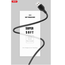 XO NB103 Durable TPE Universal USB to USB-C (Type-C) Data &amp; Fast 2.4A Charger Cable 2m White