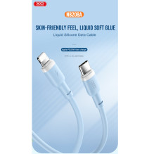 XO NB208A Durable TPE Universal USB-C to Lightning PD 20W Data & Fast 2.4A Charger Cable 1m White XO NB208A Durable TPE Universal USB-C to Lightning PD 20W Data & Fast 2.4A Charger Cable 1m White