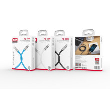 XO NB208B Zinc Alloy Universal USB-C to USB-C PD 60W Data & Fast 5A Charger Cable 1.2m White XO NB208B Zinc Alloy Universal USB-C to USB-C PD 60W Data & Fast 5A Charger Cable 1.2m White