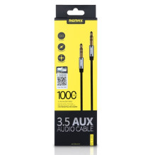 Remax L100 Universal 3.5mm Aux Jack Cable 3.5mm male to 3.5mm male Anti-Tangle 1m Cable Red Remax L100 Universal 3.5mm Aux Jack Cable 3.5mm male to 3.5mm male Anti-Tangle 1m Cable Red