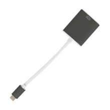 Qoltec 50427 USB C tipo 3.1 prievado adapteris į HDMI AF laidas 20 cm, baltas