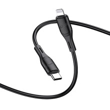 iKaku KSC-953 PD20W charging and data cable Type-C to Lightning 1m Black iKaku KSC-953 PD20W charging and data cable Type-C to Lightning 1m Black