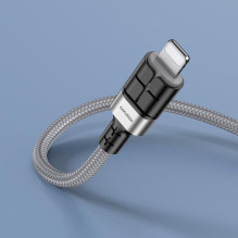 iKaku KSC-696 Smart fast charging data cable USB to Lightning 1.2m Grey iKaku KSC-696 Smart fast charging data cable USB to Lightning 1.2m Grey
