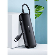 „Ugreen 60568“ adapteris USB-C (C tipo) į VGA (D-Sub) monitorių / DisplayPort V1.2a / HDMI V2.0b 4K 60Hz juodas „Ugreen 60568“ adapteris USB-C (C tipo) į VGA (D-Sub) monitorių / DisplayPort V1.2a / HDMI V2.0b 4K 60Hz juodas