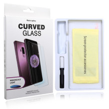 Riff Full Surface Protective Glass + UV Lamp + Nano Glue for Samsung Galaxy S9 Plus G965 Riff Full Surface Protective Glass + UV Lamp + Nano Glue for Samsung Galaxy S9 Plus G965