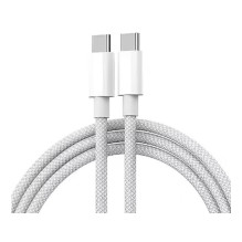 Apple MQKJ3ZM / A USB-C - USB-C 60W Fast charging and Data Cable 1m White (OEM) Apple MQKJ3ZM / A USB-C - USB-C 60W Fast charging and Data Cable 1m White (OEM)