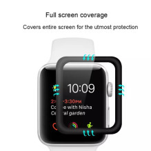 „Riff Hot Bending 3D“ išlenktas grūdintas stiklas, skirtas „Apple Watch 1 / 2 / 3 / 5 / 6 / 7 SE“ su 42 mm ekranu, juoda „Riff Hot Bending 3D“ išlenktas grūdintas stiklas, skirtas „Apple Watch 1 / 2 / 3 / 5 / 6 / 7 SE“ su 42 mm ekranu, juoda