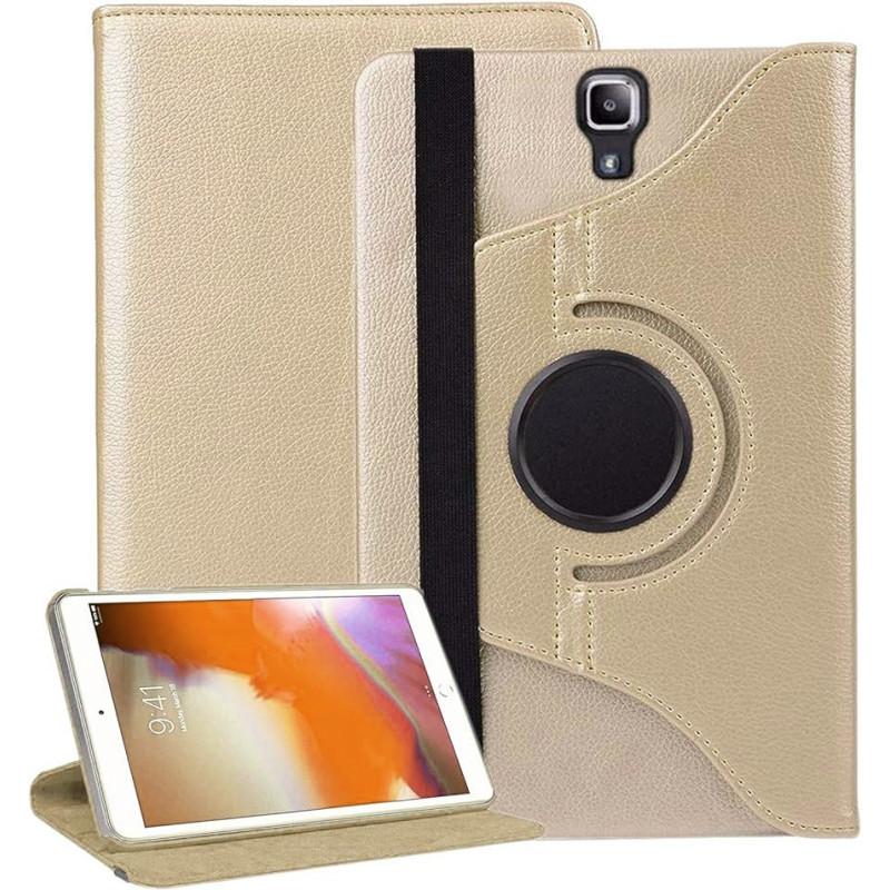 Riff President series Tablet book case with rotat. mech. for Samsung Tab S4 10.5 T830 T835 2018 Gold