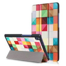 Riff President sērijas Planšetdatora maks ar stendu priekš Samsung Tab S4 10.5 T830 T835 2018 Grid