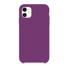 Riff Slim &amp; Soft Silicone Soft Back Cover Case for Apple iPhone 11 Pro Purple