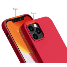 „Riff“ plonas ir minkštas silikoninis dėklas su minkštu pluoštu viduje, skirtas „Apple iPhone 14 Pro“, raudonas „Riff“ plonas ir minkštas silikoninis dėklas su minkštu pluoštu viduje, skirtas „Apple iPhone 14 Pro“, raudonas