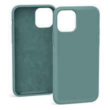 Riff Thin &amp; Soft silicone case with soft fiber inside for Apple iPhone 14 Pro Green