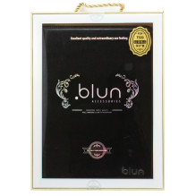 Blun TXP ekologiškos odos dėklas su stovu Samsung T230 Galaxy Tab 4 7.0, juodas