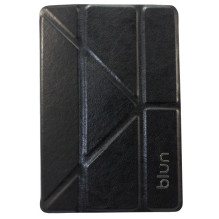 Blun MHS Eco leather Book case with stand Samsung T230 Galaxy Tab 4 7.0 Black
