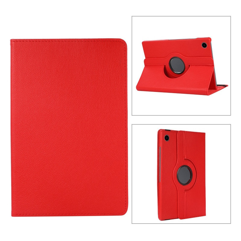 Etui Eco Leather Case with rotated stand Samsung P5200 Galaxy 10.1 Red
