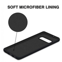 Riff Thin &amp; Soft silicone case with soft fiber inside for Apple iPhone 13 Pro Max Black