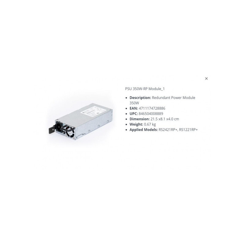 Synology PSU 350W-RP MODULE_1