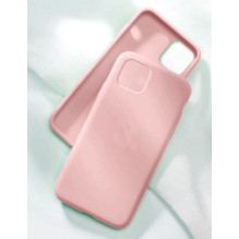 Riff Slim &amp; Soft Silicone Soft Back Cover Case for Apple iPhone 12 Mini Rose