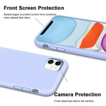 „Riff Slim Soft“ silikoninis dėklas, skirtas „Apple iPhone 12 Mini“, šviesiai violetinis „Riff Slim Soft“ silikoninis dėklas, skirtas „Apple iPhone 12 Mini“, šviesiai violetinis