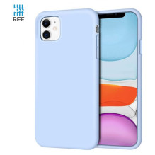 „Riff Slim Soft“ silikoninis minkštas galinis dėklas „iPhone 12 Pro Max“, šviesiai mėlynas „Riff Slim Soft“ silikoninis minkštas galinis dėklas „iPhone 12 Pro Max“, šviesiai mėlynas