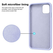 Riff Slim &amp; Soft Silicone Soft Back Cover Case iPhone 12 Pro Max Light Blue