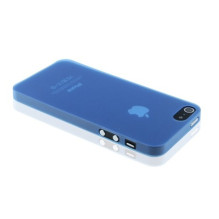 Riff Matt Slim 03 mm Elegant Case for iPhone SE, 5S, 5 Transparent Blue Riff Matt Slim 03 mm Elegant Case for iPhone SE, 5S, 5 Transparent Blue