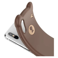Baseus Bear Silicone case with strap for iPhone Xs Max