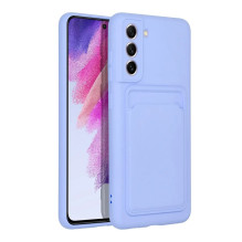 Riff Card series Silicone back case for Samsung Galaxy A14 5G / A14 4G Violet