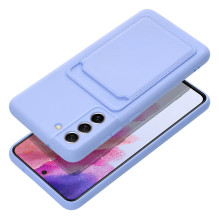 „Riff Card“ serijos silikoninis galinis dėklas, skirtas „Samsung Galaxy A14 5G / A14 4G“, violetinis