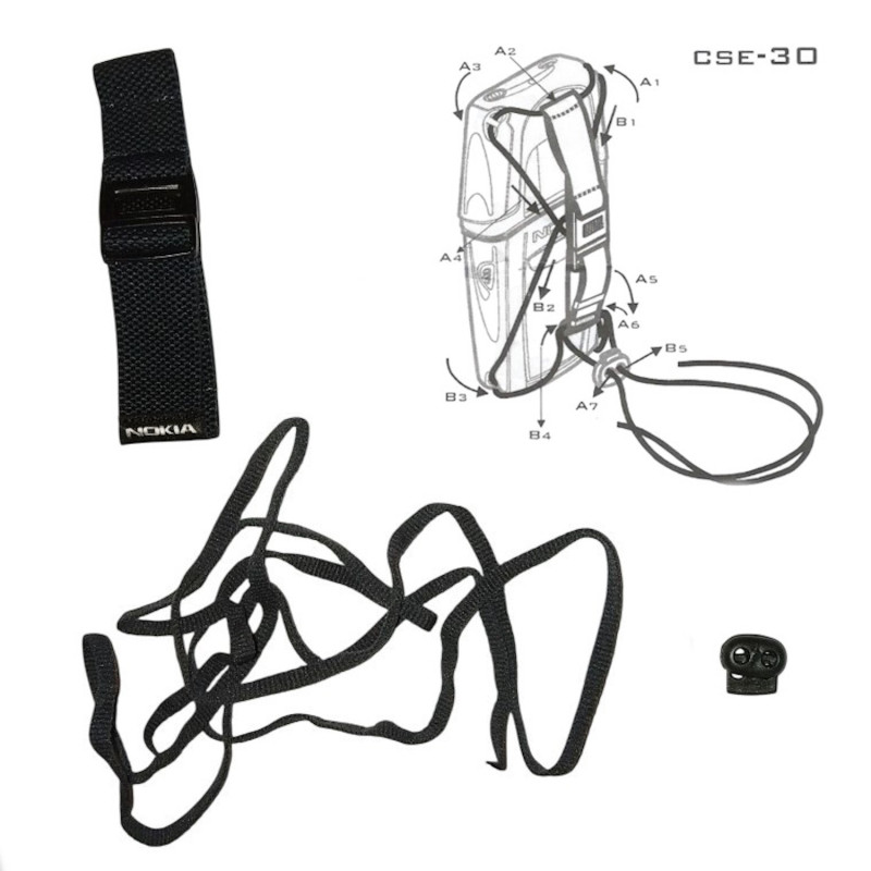 Nokia CSE-30 CSE30 Carrying Strap for Mobile Phone Nokia 5210 Original Black
