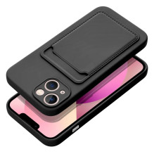 Riff Card series Silicone back case for Apple iPhone 11 Black