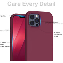 „Riff Slim Soft“ silikoninis dėklas, skirtas „Apple iPhone 15 Pro Max“, bordo spalvos „Riff Slim Soft“ silikoninis dėklas, skirtas „Apple iPhone 15 Pro Max“, bordo spalvos